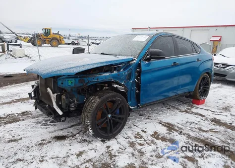 2017 BMW X6 M z USA, uszkodzony, nr VIN 5YMKW8C57H0U71756